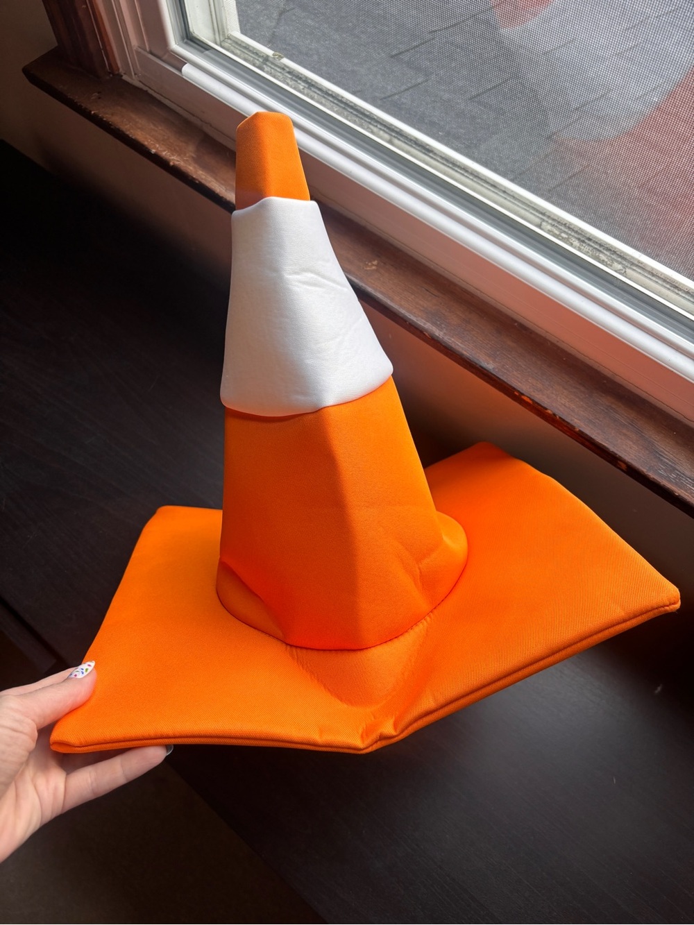 Construction Cone Hat Halloween Costume